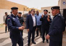 مازن يقف على احتياجات مديرية أمن الزاوية ويتفقد المقرات مازن يقف على احتياجات مديرية أمن الزاوية ويتفقد المقرات