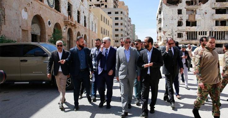 باشاغا يؤكد علي ضرورة وضع خطط متكاملة لإعادة الإعمار في بنغازي باشاغا يؤكد علي ضرورة وضع خطط متكاملة لإعادة الإعمار في بنغازي