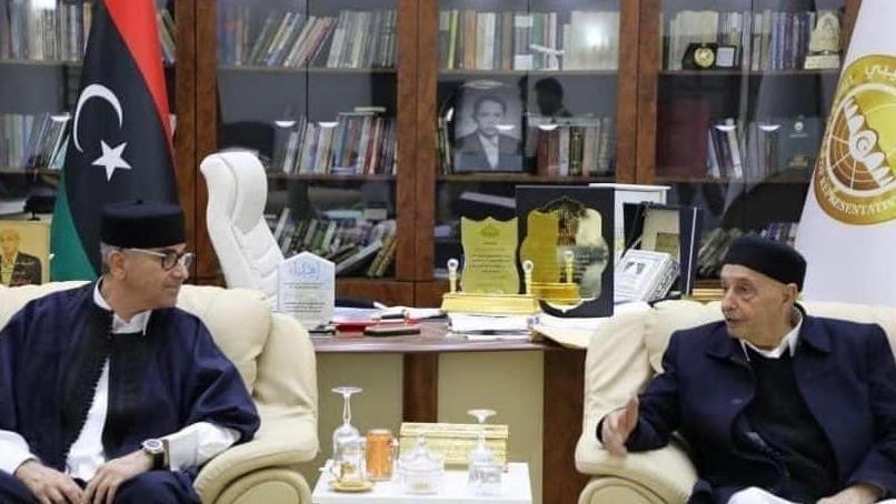 عقيلة صالح يبحث مع باشاغا مستجدات العملية السياسية عقيلة صالح يبحث مع باشاغا مستجدات العملية السياسية