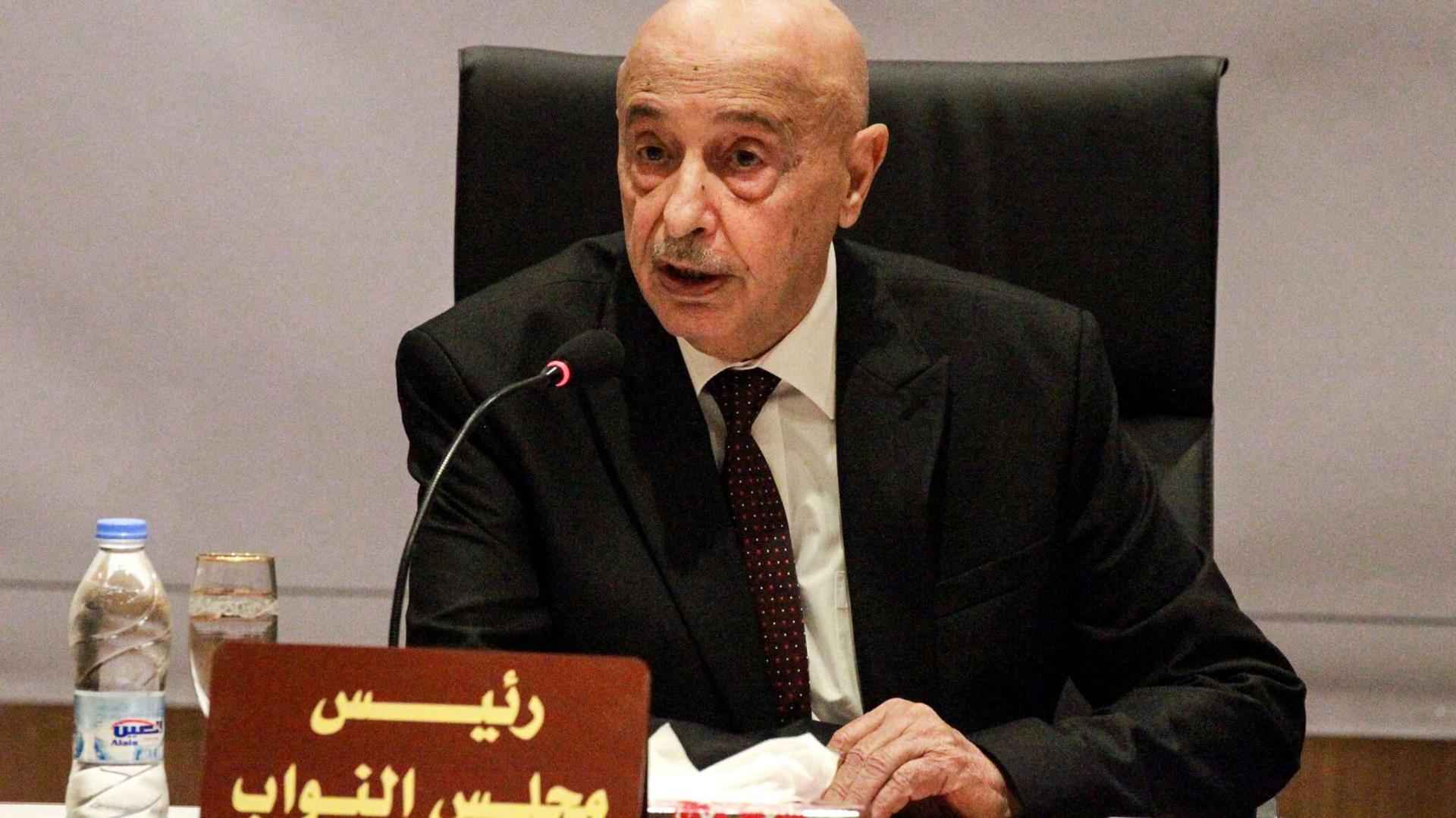 عقيلة صالح يدعو أعضاء مجلس النواب الليبي للانعقاد في سرت عقيلة صالح يدعو أعضاء مجلس النواب الليبي للانعقاد في سرت