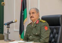 حفتر: سنخوض معركة فاصلة لتحرير البلاد إذا فشلت المساعي السلمية حفتر: سنخوض معركة فاصلة لتحرير البلاد إذا فشلت المساعي السلمية