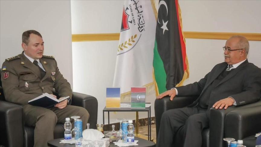 مباحثات ليبية أوكرانية بشأن التعاون العسكري مباحثات ليبية أوكرانية بشأن التعاون العسكري