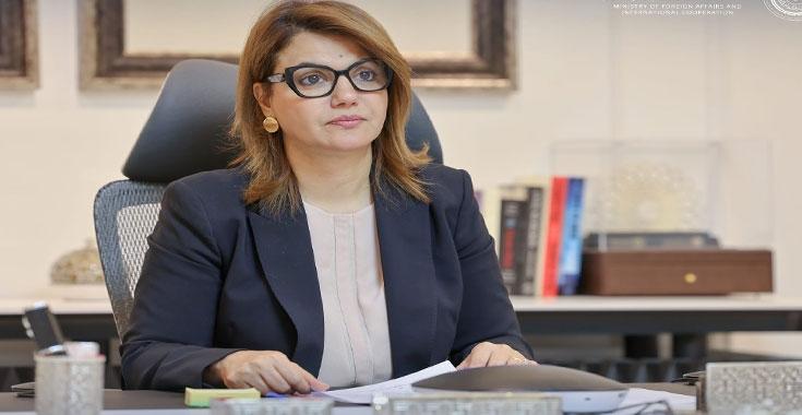 المنقوش تشارك بجلسة مجلس السلم والأمن الأفريقي عن المصالحة في ليبيا المنقوش تشارك بجلسة مجلس السلم والأمن الأفريقي عن المصالحة في ليبيا