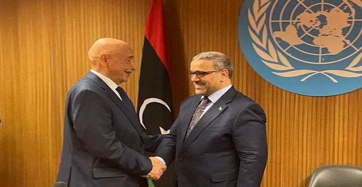 مجلس الدولة ينفي عقد لقاء بين المشري وعقيلة صالح مجلس الدولة ينفي عقد لقاء بين المشري وعقيلة صالح