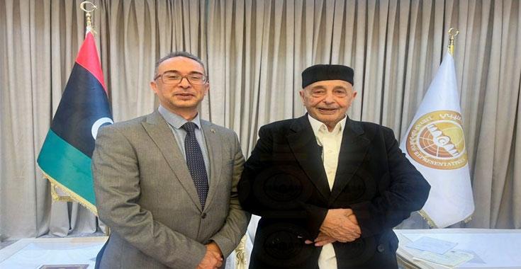 عقيلة صالح يطلع على كافة المستجدات التي بحثتها لجنة عقيلة صالح يطلع على كافة المستجدات التي بحثتها لجنة