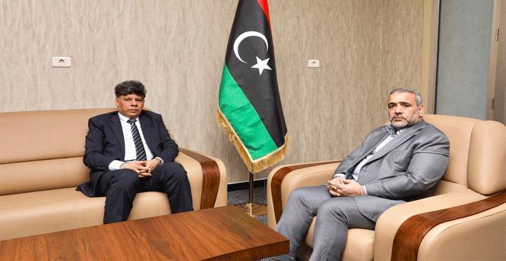 المشري يبحث مع النائب العام إبعاد السلك القضائي عن التأثيرات السياسية المشري يبحث مع النائب العام إبعاد السلك القضائي عن التأثيرات السياسية