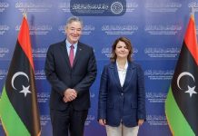 بعد غياب 12 عاما.. السفارة الألمانية لدى ليبيا تستأنف عملها في طرابلس والمنقوش تعلق على الإعلان بعد غياب 12 عاما.. السفارة الألمانية لدى ليبيا تستأنف عملها في طرابلس والمنقوش تعلق على الإعلان