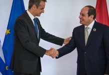 السيسي يبحث مع رئيس وزراء اليونان ملفات المتوسط وليبيا السيسي يبحث مع رئيس وزراء اليونان ملفات المتوسط وليبيا