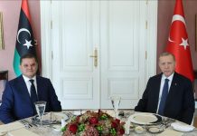 الرئيس أردوغان يستقبل الدبيبة في إسطنبول الرئيس أردوغان يستقبل الدبيبة في إسطنبول