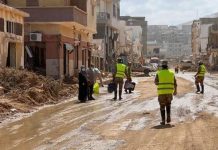 درنة في مرحلة تعريف الجثث المجهولة درنة في مرحلة تعريف الجثث المجهولة