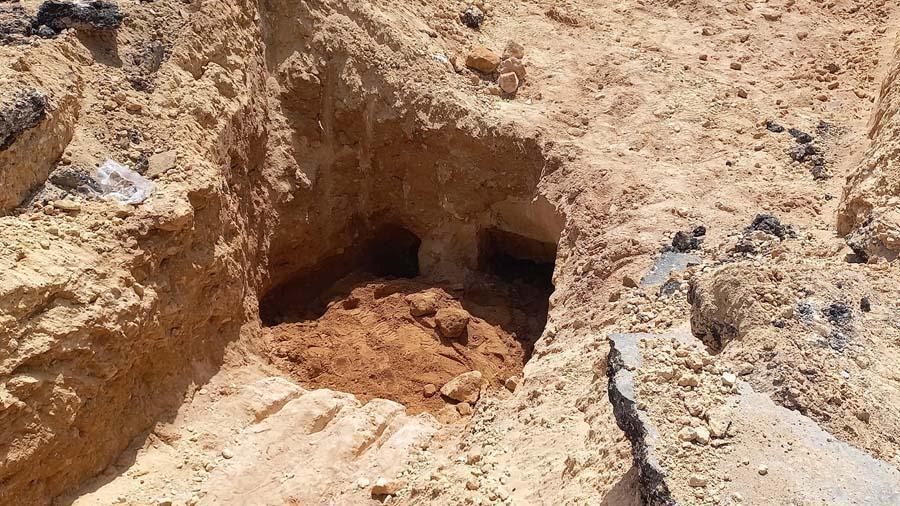 ردم مقبرة تاريخية في بنغازي لتنفيذ طريق عامة