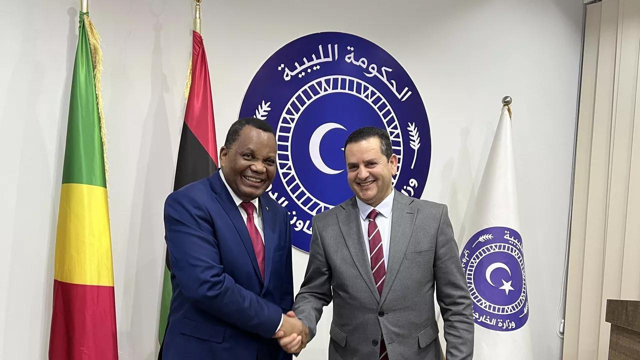وزيرا خارجية ليبيا والكونغو يؤكدان ضرورة رأب الصدع والمصالحة بين أطراف الأزمة الليبية