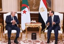 السيسي وتبون يؤكدان على وحدة ليبيا وحل الأزمة عبر “انتخابات شرعية” السيسي وتبون يؤكدان على وحدة ليبيا وحل الأزمة عبر “انتخابات شرعية”