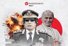 وثائق سرية تكشف محاولة الفاتيكان التوسط في أزمة القذافي مع الغرب بعد تفجير لوكربي وثائق سرية تكشف محاولة الفاتيكان التوسط في أزمة القذافي مع الغرب بعد تفجير لوكربي