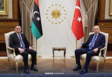 من أنقرة.. أردوغان للدبيبة: حكومة الوحدة هي الطرف الشرعي بالنسبة لنا من أنقرة.. أردوغان للدبيبة: حكومة الوحدة هي الطرف الشرعي بالنسبة لنا