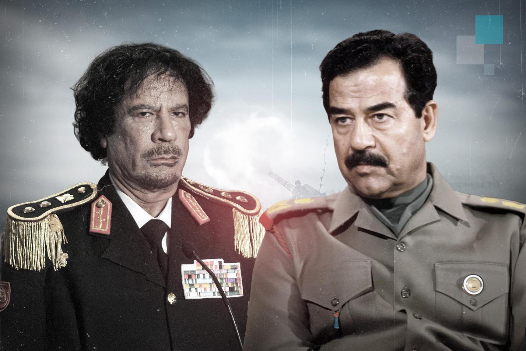 الملفات الغامضة بين صدام والقذافي