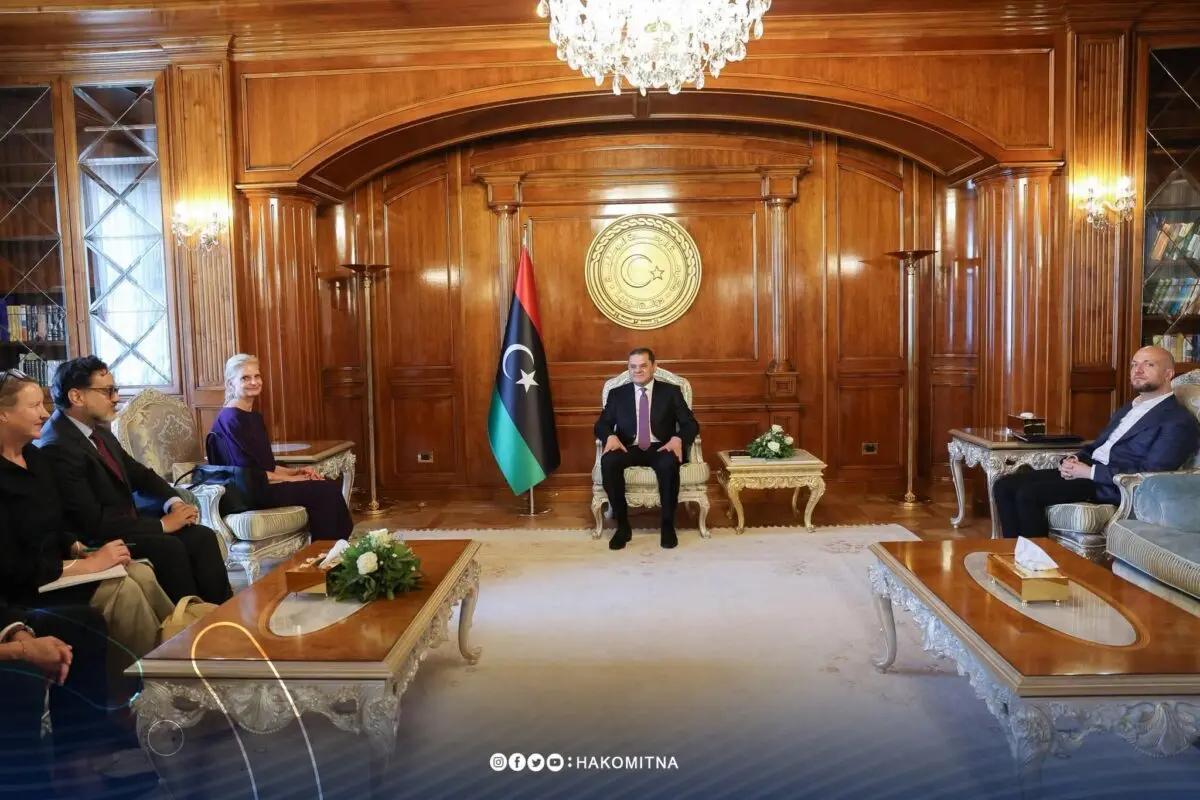 الدبيبة يعرض على وفد أممي رؤية حكومته لانتخابات شاملة