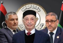 عقيلة يخطر جهات سيادية بالتعامل مع المشري رئيسا للأعلى للدولة عقيلة يخطر جهات سيادية بالتعامل مع المشري رئيسا للأعلى للدولة