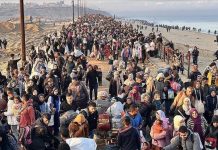 واشنطن تنفي ادعاءات سعيها لـ”نقل” فلسطينيي غزة إلى ليبيا واشنطن تنفي ادعاءات سعيها لـ"نقل" فلسطينيي غزة إلى ليبيا