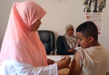 95.8% نسبة تغطية حملة التطعيم ضد الحصبة في الجنوب 95.8% نسبة تغطية حملة التطعيم ضد الحصبة في الجنوب