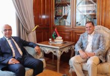 مشاورات بين الدبيبة واللافي حول الأمن والسياسة والاقتصاد مشاورات بين الدبيبة واللافي حول الأمن والسياسة والاقتصاد