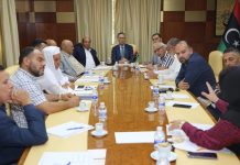 وزير الاقتصاد يبحث تسهيل الحركة التجارية عبر منفذ رأس اجدير وزير الاقتصاد يبحث تسهيل الحركة التجارية عبر منفذ رأس اجدير