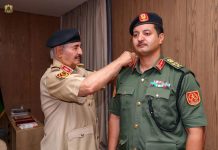 دعوات مجهولة في بنغازي لتفويض حفتر رئيساً لليبيا دعوات مجهولة في بنغازي لتفويض حفتر رئيساً لليبيا