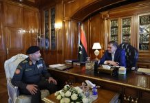 الدبيبة يبحث مع رئيس الأركان الأوضاع العسكرية والانضباط الدبيبة يبحث مع رئيس الأركان الأوضاع العسكرية والانضباط