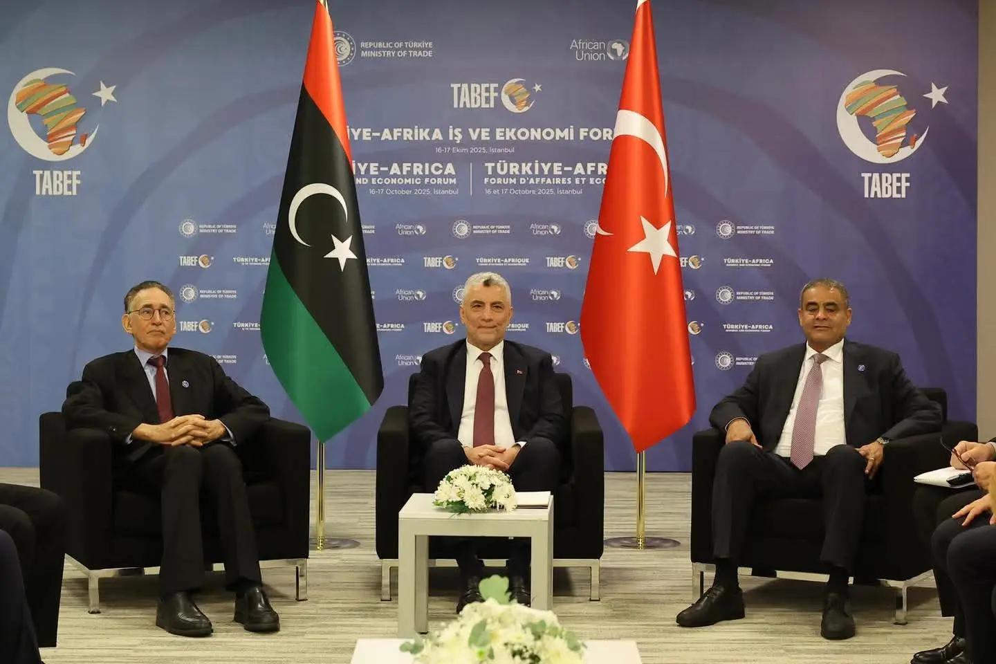 ليبيا وتركيا يتفقان على تطوير الشراكة الاقتصادية