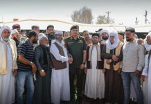 صدام حفتر يزور منطقة أم القنديل ويلتقي مشايخ قبيلة الحسون صدام حفتر يزور منطقة أم القنديل ويلتقي مشايخ قبيلة الحسون