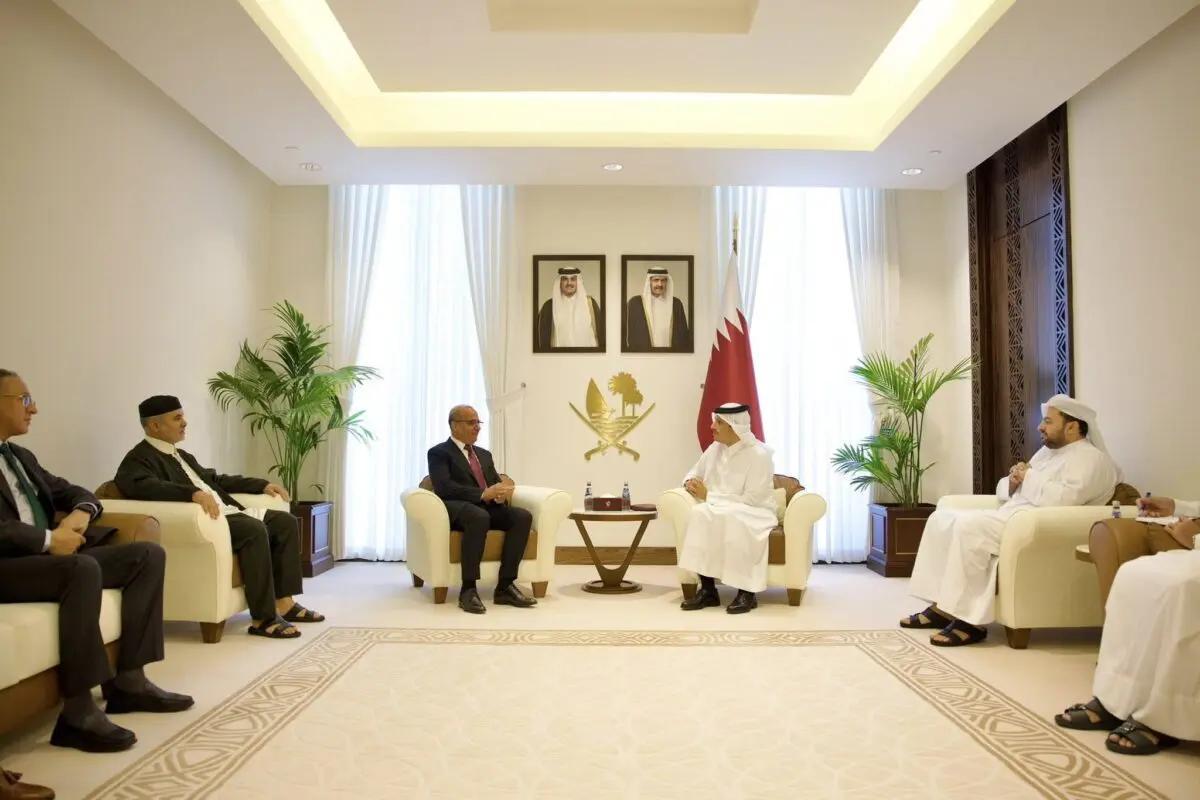 اللافي يبحث تعزيز التعاون ودعم المسار السياسي اللافي يبحث تعزيز التعاون ودعم المسار السياسي