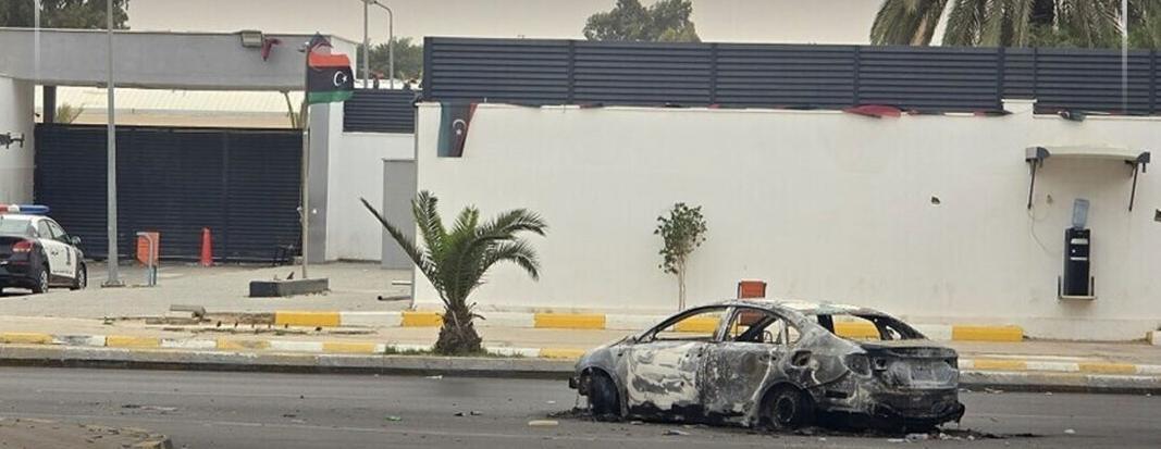 اشتباكات عنيفة بين الميليشيات في مصراتة الليبية اشتباكات عنيفة بين الميليشيات في مصراتة الليبية