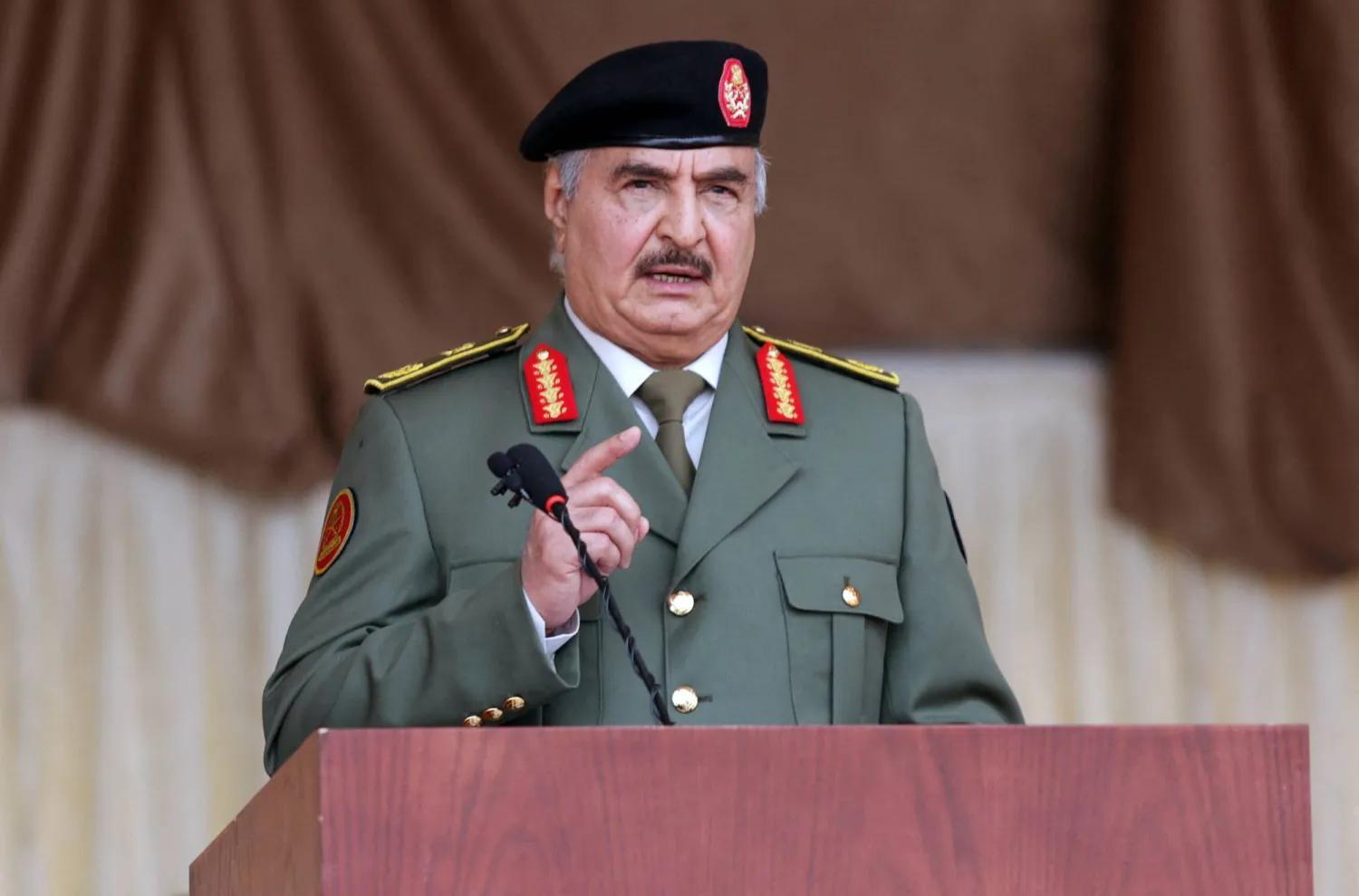 حفتر: الأزمة السياسية في ليبيا تهدد وحدة البلاد حفتر: الأزمة السياسية في ليبيا تهدد وحدة البلاد