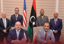 ليبيا وأمريكا توقعان مذكرة لمكافحة الجريمة العابرة للحدود ليبيا وأمريكا توقعان مذكرة لمكافحة الجريمة العابرة للحدود