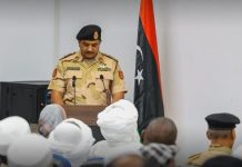 صدام حفتر يلتقي مشايخ أوباري: “الجنوب شريك في مسيرة الوطن” صدام حفتر يلتقي مشايخ أوباري: “الجنوب شريك في مسيرة الوطن”