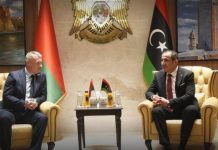 ليبيا وبيلاروسيا تبحثان التعاون الأمني ودعم التدريب المشترك ليبيا وبيلاروسيا تبحثان التعاون الأمني ودعم التدريب المشترك