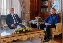 الدبيبة وتكالة يبحثان إنهاء المرحلة الانتقالية وازمة الصرف الدبيبة وتكالة يبحثان إنهاء المرحلة الانتقالية وازمة الصرف