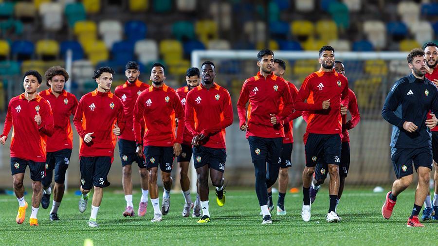 منتخبنا في اختبار أمام موريتانيا استعدادا لمواجهة فلسطين منتخبنا في اختبار أمام موريتانيا استعدادا لمواجهة فلسطين