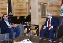 بعد الإفراج عنه.. نواف سلام يستقبل «هانيبال القذافي» بعد الإفراج عنه.. نواف سلام يستقبل «هانيبال القذافي»