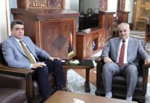 عيسى يبحث مع شكشك ضوابط الإنفاق العام عيسى يبحث مع شكشك ضوابط الإنفاق العام