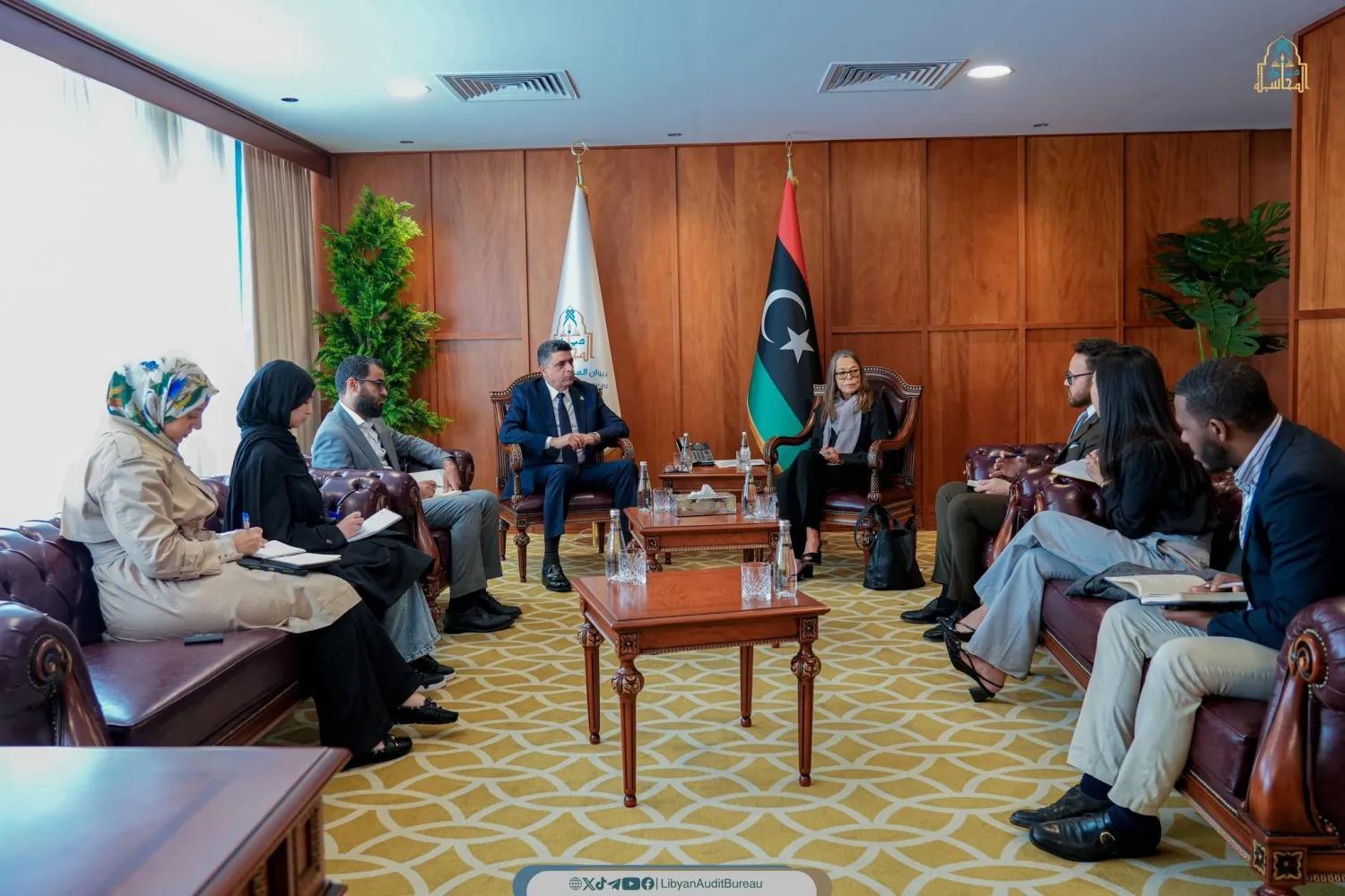 بحث ليبي أممي لتعزيز الرقابة على المال العام ومكافحة الفساد بحث ليبي أممي لتعزيز الرقابة على المال العام ومكافحة الفساد