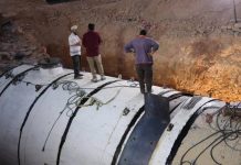 تعديات تهدد مسارات نهر القذافي «الصناعي» تعديات تهدد مسارات نهر القذافي «الصناعي»