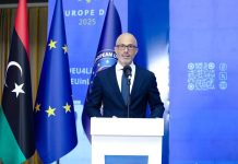 سفير الاتحاد الأوروبي يؤكد دعم ليبيا في مواجهة أزمة الهجرة سفير الاتحاد الأوروبي يؤكد دعم ليبيا في مواجهة أزمة الهجرة