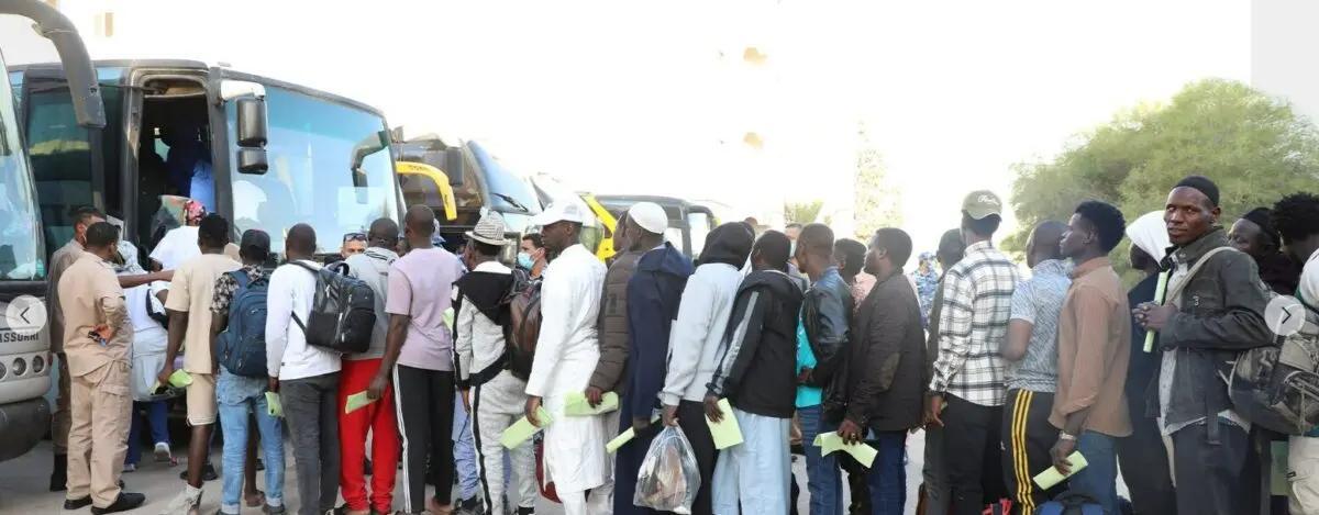 الداخلية تبدأ ترحيل مجموعة مهاجرين من نيجيريا الداخلية تبدأ ترحيل مجموعة مهاجرين من نيجيريا