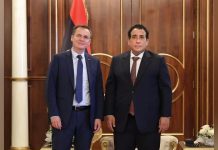 المنفي يبحث مع السفير الفرنسي تعزيز التعاون الثنائي المنفي يبحث مع السفير الفرنسي تعزيز التعاون الثنائي