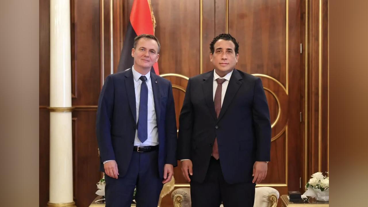 المنفي يبحث مع السفير الفرنسي تعزيز التعاون الثنائي المنفي يبحث مع السفير الفرنسي تعزيز التعاون الثنائي