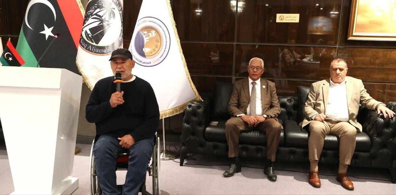 جلسة حوارية بعنوان التشريعات القانونية بالاشخاص دوي الاعاقة