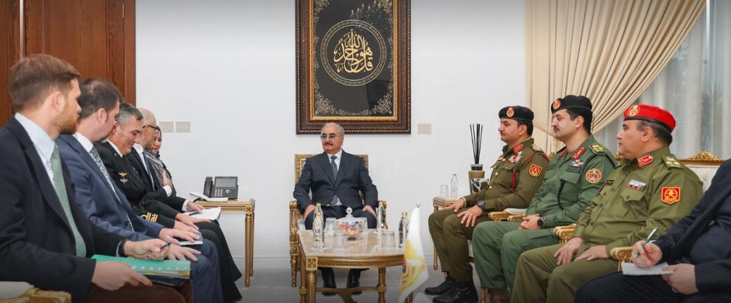 حفتر يبحث مع سفير الاتحاد الأوروبي تطورات الوضع في ليبيا حفتر يبحث مع سفير الاتحاد الأوروبي تطورات الوضع في ليبيا