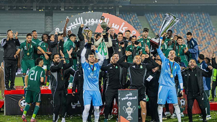 الأهلي طرابلس يعود من القاهرة متوجًا بكأس ليبيا وكأس السوبر الأهلي طرابلس يعود من القاهرة متوجًا بكأس ليبيا وكأس السوبر