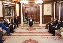 المنفي يؤكد التزام ليبيا بالمعايير الدولية لـ«حقوق الإنسان» المنفي يؤكد التزام ليبيا بالمعايير الدولية لـ«حقوق الإنسان»